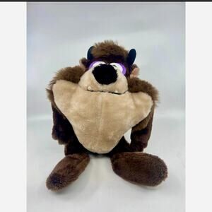 Vintage Warner Bros Taz Tasmanian Devil Bundle 1987 Plush & Party Napkins NEW